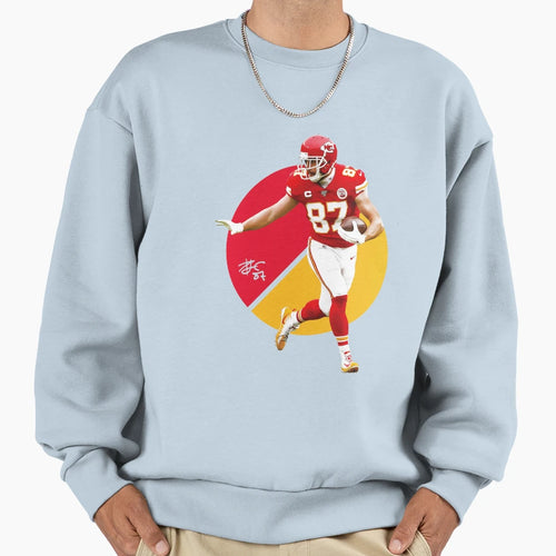 TK 87 Kansas City Football Legend Sweatshirt - Aesthetic Graphic for Adults - T-Shirt, Sweatshirt, Hoodie