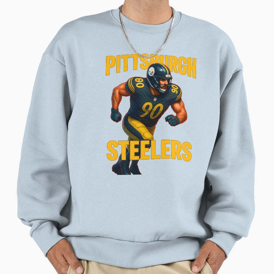 Steelers Sweatshirt - Novelty Apparel Unisex - T-Shirt, Sweatshirt, Hoodie