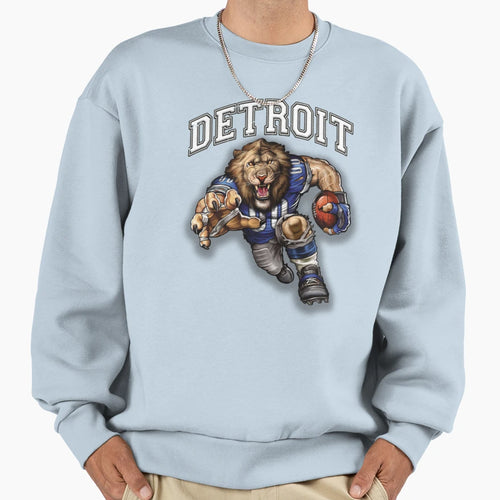 Detroit Football Detroit Football Sweatshirt - Minimalist Print Unisex - T-Shirt, Sweatshirt, Hoodie