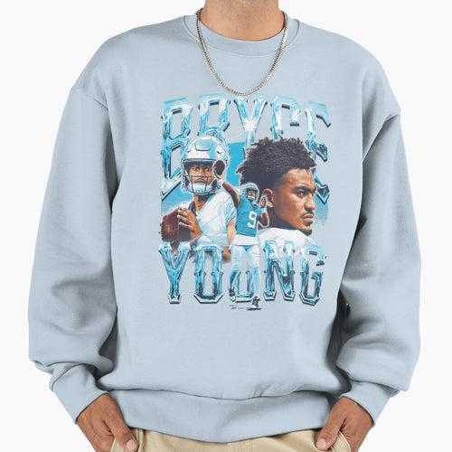 Bryce Young Carolina Sweatshirt - Graphic Print Men Women - T-Shirt, Sweatshirt, Hoodie