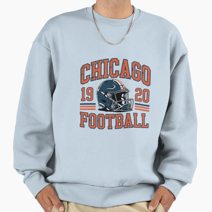 Chicago Football 1920S Sweatshirt - Custom Art Print Unisex - T-Shirt, Sweatshirt, Hoodie