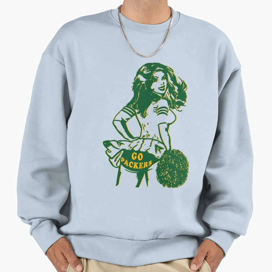 Green Bay Football Sweatshirt - Minimalist Print Men Women - T-Shirt, Sweatshirt, Hoodie