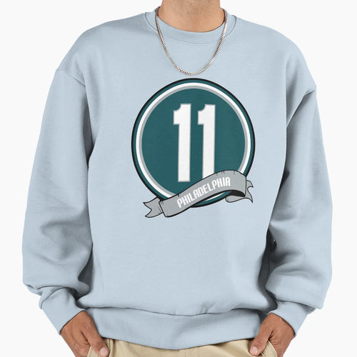 Philadelphia 11 Banner Circle Sweatshirt - Graphic Print Men Women - T-Shirt, Sweatshirt, Hoodie