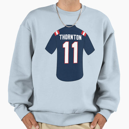Tyquan Thornton Jersey Number 11 Sweatshirt - Custom Art Print for Adults - T-Shirt, Sweatshirt, Hoodie