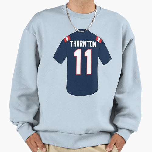 Tyquan Thornton Jersey Number 11 Sweatshirt - Custom Art Print for Adults - T-Shirt, Sweatshirt, Hoodie