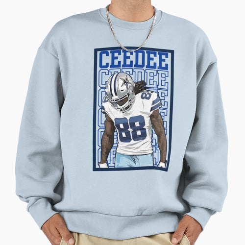 Art Dallas Cowboys Sweatshirt - Minimalist Print for Adults - T-Shirt, Sweatshirt, Hoodie