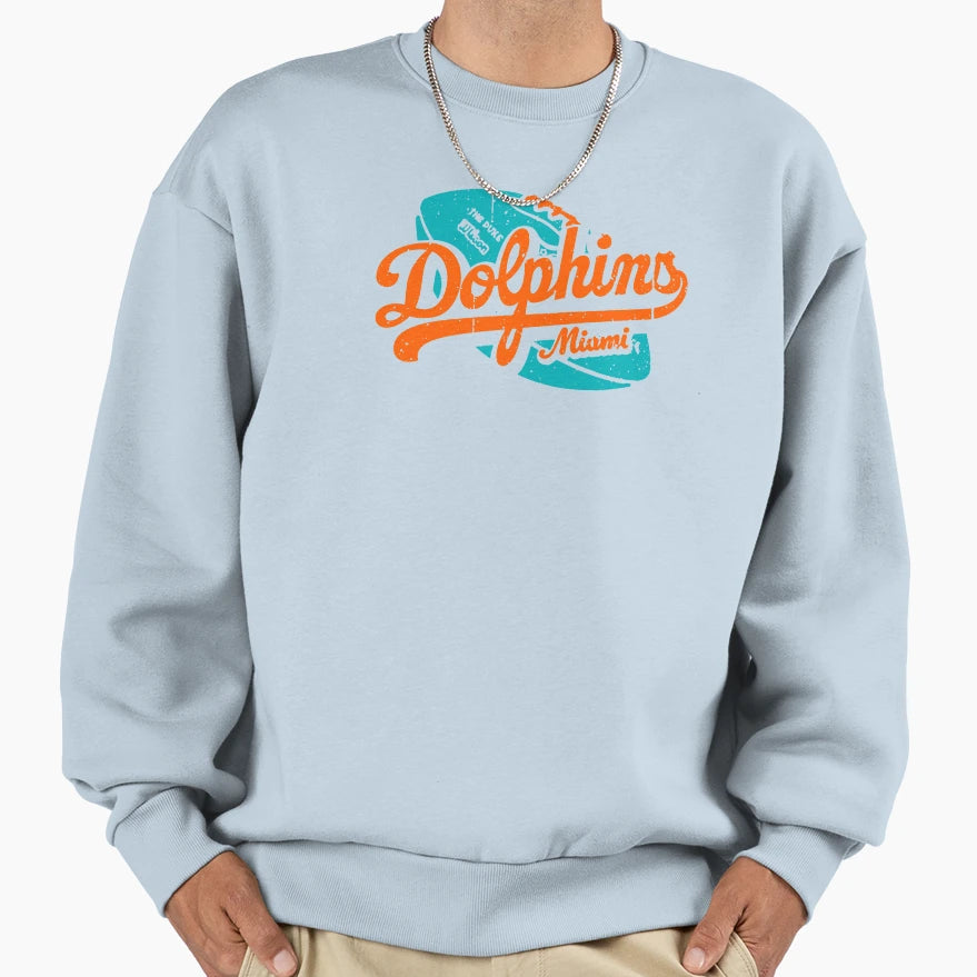 Dolphins Sweatshirt - Streetwear Style Unisex - T-Shirt, Sweatshirt, Hoodie