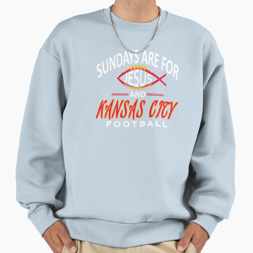 Kansas City Pro Football And Sweatshirt - Casual Everyday Wear Unisex - T-Shirt, Sweatshirt, Hoodie