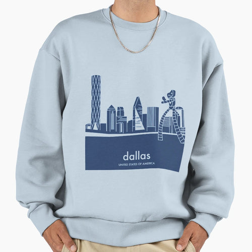 Iconic Dallas Sweatshirt - Novelty Apparel for Adults - T-Shirt, Sweatshirt, Hoodie