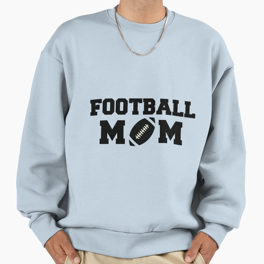 Football Mom T-Shirt - Minimalist Print Men Women - T-Shirt, Sweatshirt, Hoodie