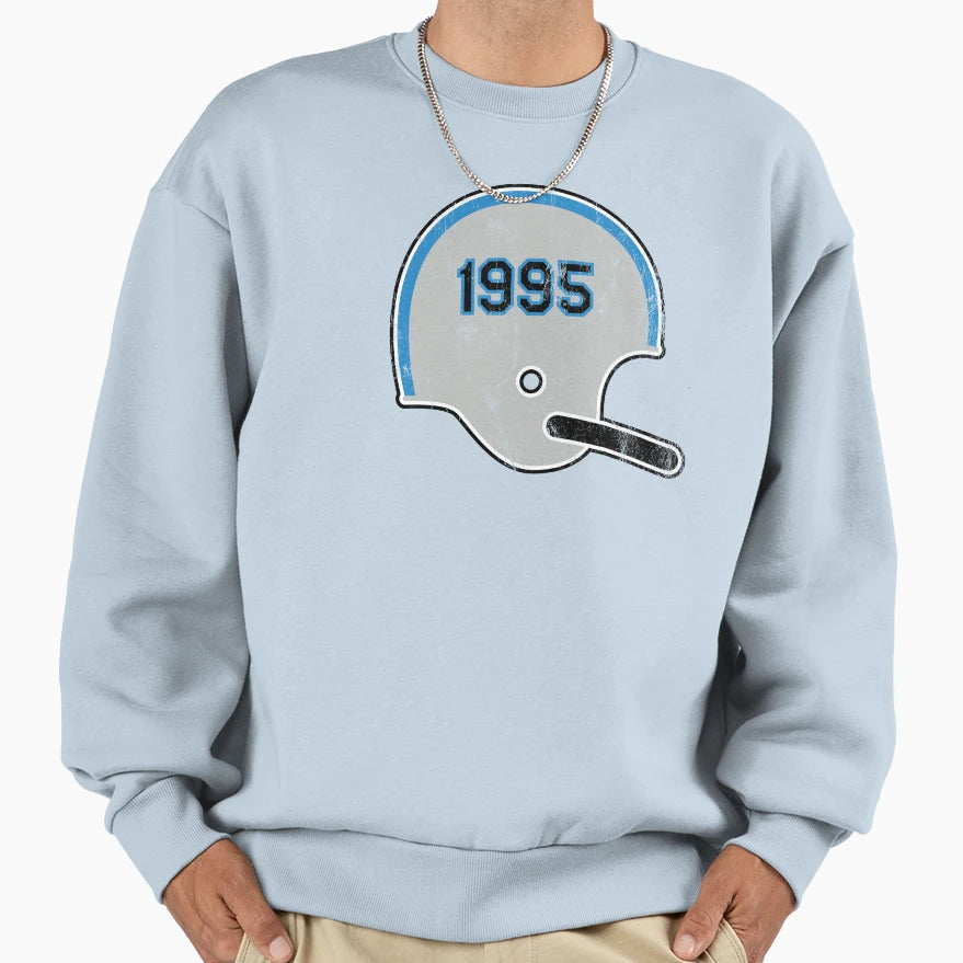 Carolina Panthers Year Founded Helmet Sweatshirt - Trendy Graphic Men Women - T-Shirt, Sweatshirt, Hoodie