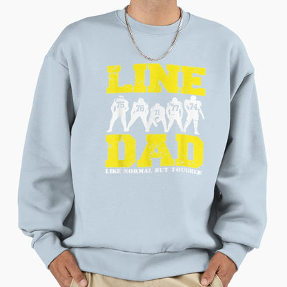 Offensive Lineman Line Sweatshirt - Minimalist Print Men Women - T-Shirt, Sweatshirt, Hoodie