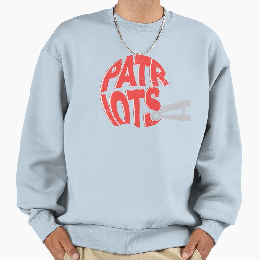 Pat Helmet Sweatshirt - Fun Novelty Design Unisex - T-Shirt, Sweatshirt, Hoodie