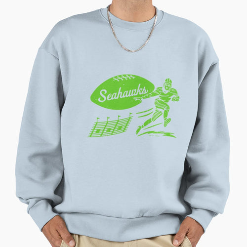 Football Seattle Seahawks Green Seahawks Sweatshirt - Graphic Print Unisex - T-Shirt, Sweatshirt, Hoodie