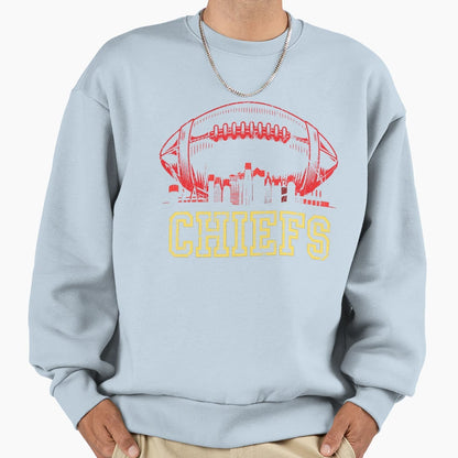 Chiefs Kansas City Football Sweatshirt - Fun Novelty Design Unisex - T-Shirt, Sweatshirt, Hoodie