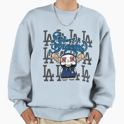 Los Angeles Skull Sweatshirt - Casual Everyday Wear Men Women - T-Shirt, Sweatshirt, Hoodie