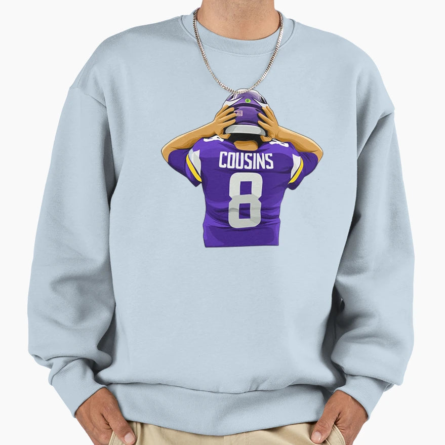 Cousins 8 Playcall Helmet Sweatshirt - Casual Everyday Wear for Adults - T-Shirt, Sweatshirt, Hoodie