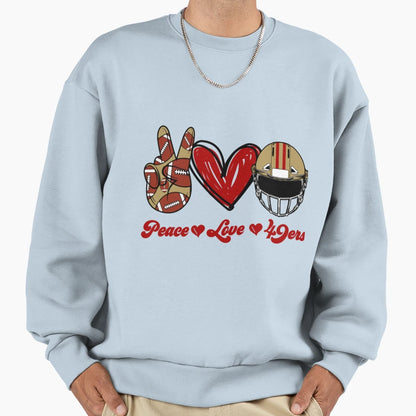 Art San Francisco 49Ers Sweatshirt - Trendy Graphic Men Women - T-Shirt, Sweatshirt, Hoodie