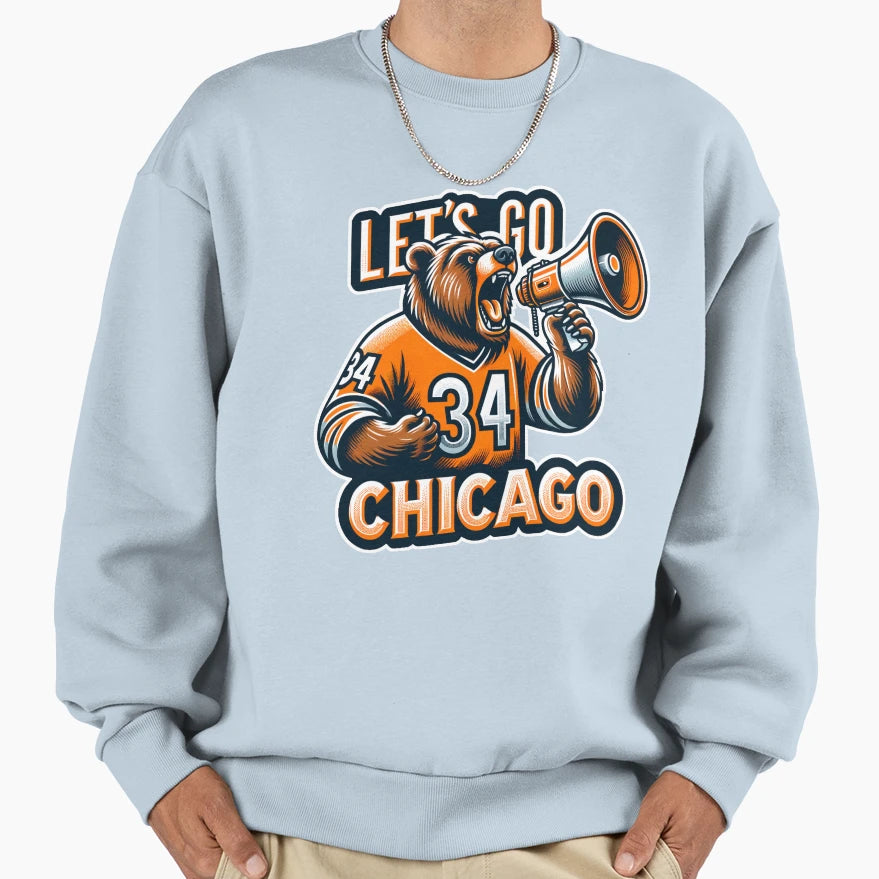 Lets Go Chicago Sweatshirt - Novelty Apparel Men Women - T-Shirt, Sweatshirt, Hoodie