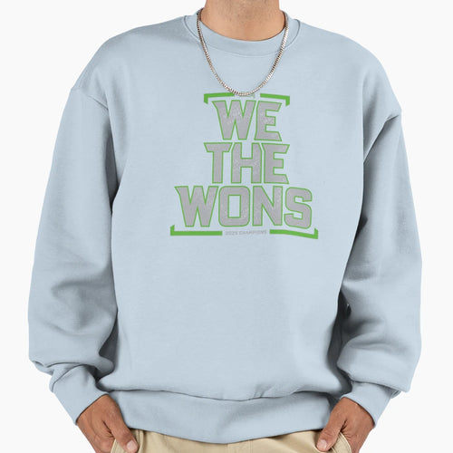 We Wons Seattle 2025 Champions Navy Sweatshirt - Novelty Apparel Men Women - T-Shirt, Sweatshirt, Hoodie