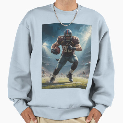 Football Art Diverse Artistic Sweatshirt - Unique Graphic for Adults - T-Shirt, Sweatshirt, Hoodie