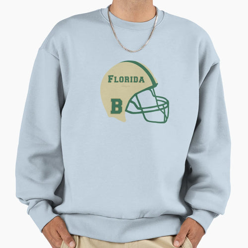 Tampa Florida Fl Football Helmet Sweatshirt - Graphic Print Men Women - T-Shirt, Sweatshirt, Hoodie