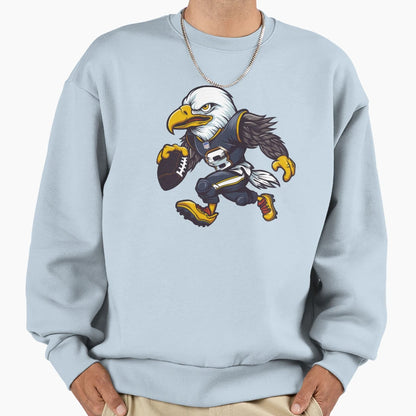 Us Bald Eagle Football Sweatshirt - Aesthetic Graphic for Adults - T-Shirt, Sweatshirt, Hoodie