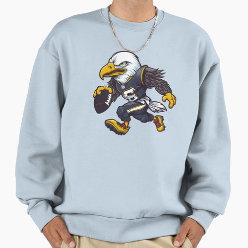 Us Bald Eagle Football Sweatshirt - Aesthetic Graphic for Adults - T-Shirt, Sweatshirt, Hoodie