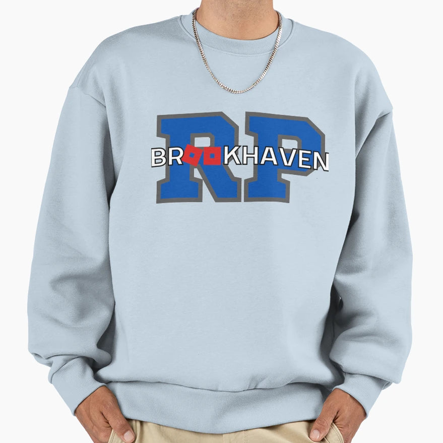 Brookhaven Rp Cap Sweatshirt - Aesthetic Graphic Men Women - T-Shirt, Sweatshirt, Hoodie