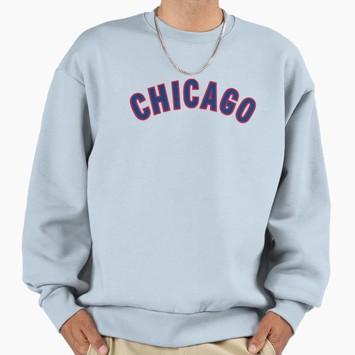 Blue Red Chcg Sweatshirt - Graphic Print Unisex - T-Shirt, Sweatshirt, Hoodie