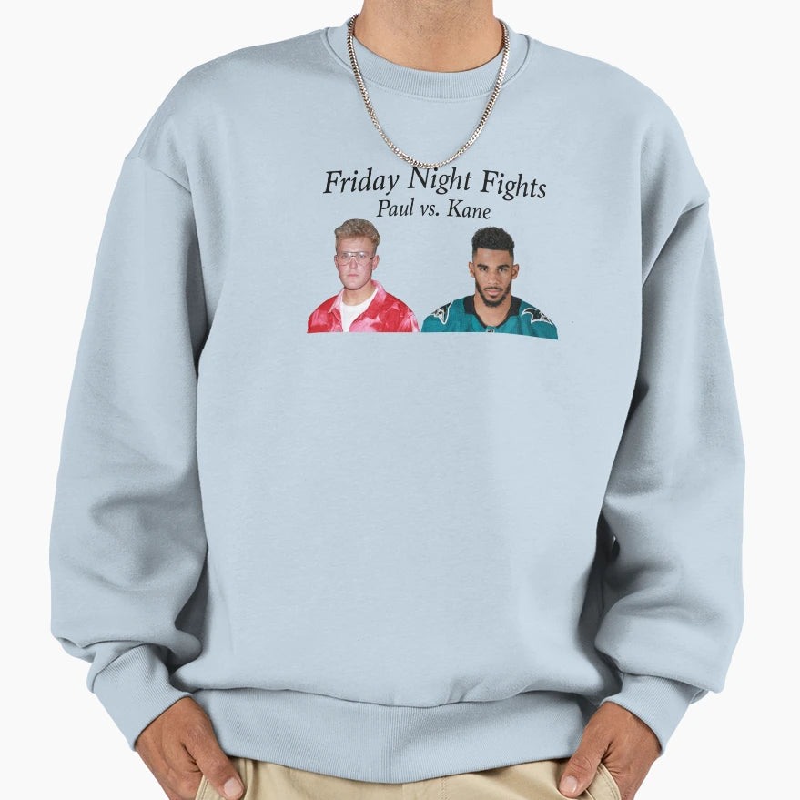 Jake Paul Vs Evander Kane Sweatshirt - Unique Graphic Unisex - T-Shirt, Sweatshirt, Hoodie
