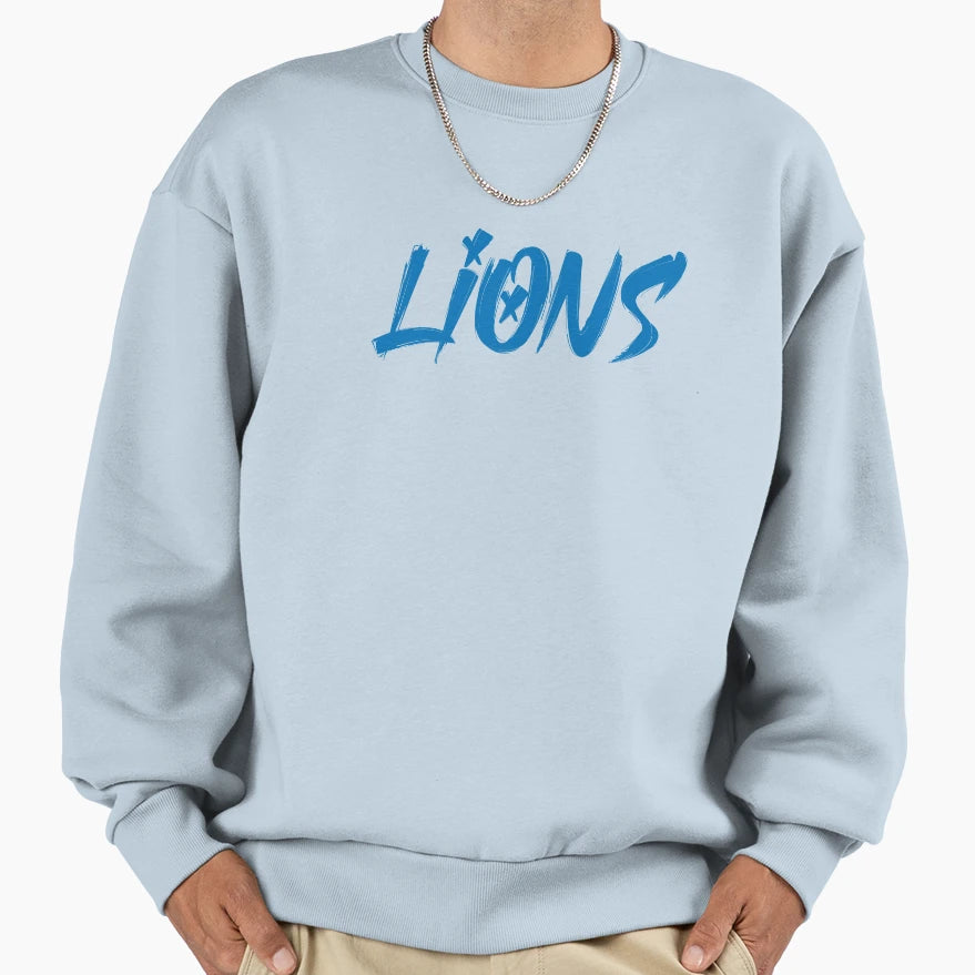 Detroit Lions Sweatshirt - Graphic Print Unisex - T-Shirt, Sweatshirt, Hoodie