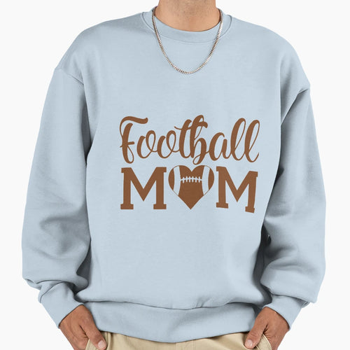 Football Mom Sweatshirt - Casual Everyday Wear for Adults - T-Shirt, Sweatshirt, Hoodie