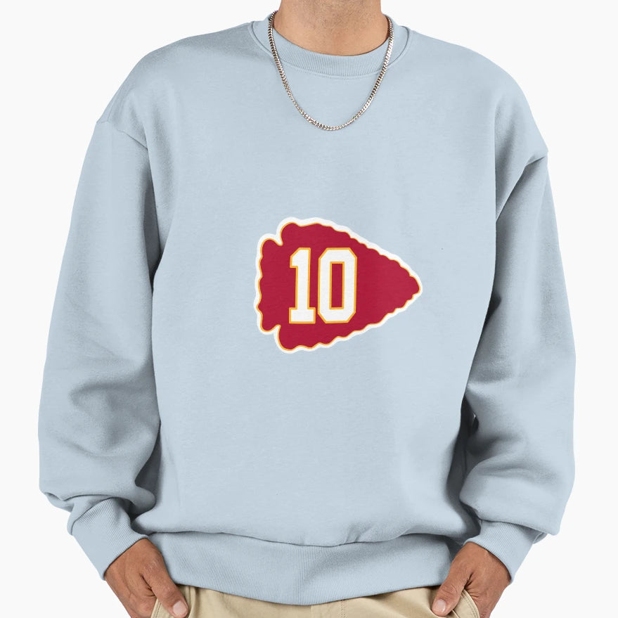 Kansas City Chiefs Arrowhead 10 Sweatshirt - Streetwear Style Unisex - T-Shirt, Sweatshirt, Hoodie