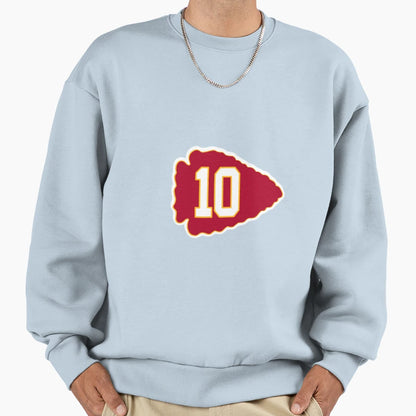 Kansas City Chiefs Arrowhead 10 Sweatshirt - Streetwear Style Unisex - T-Shirt, Sweatshirt, Hoodie
