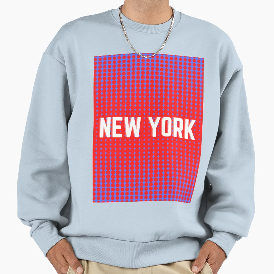 New York Dots 5 Sweatshirt - Graphic Print Men Women - T-Shirt, Sweatshirt, Hoodie