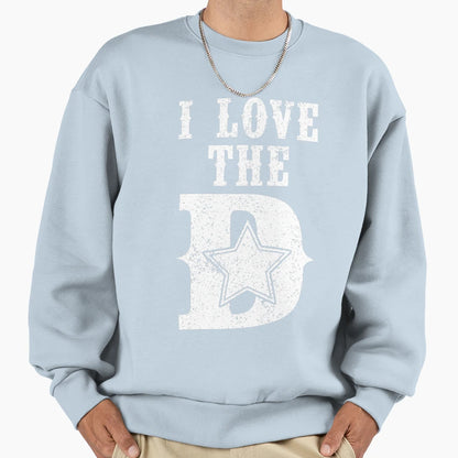I Love Dallas Sweatshirt - Aesthetic Graphic Unisex - T-Shirt, Sweatshirt, Hoodie