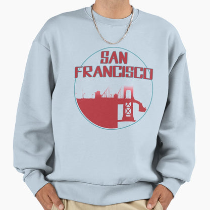 San Francisco Golden Gate Bridge Sweatshirt - Trendy Graphic Men Women - T-Shirt, Sweatshirt, Hoodie