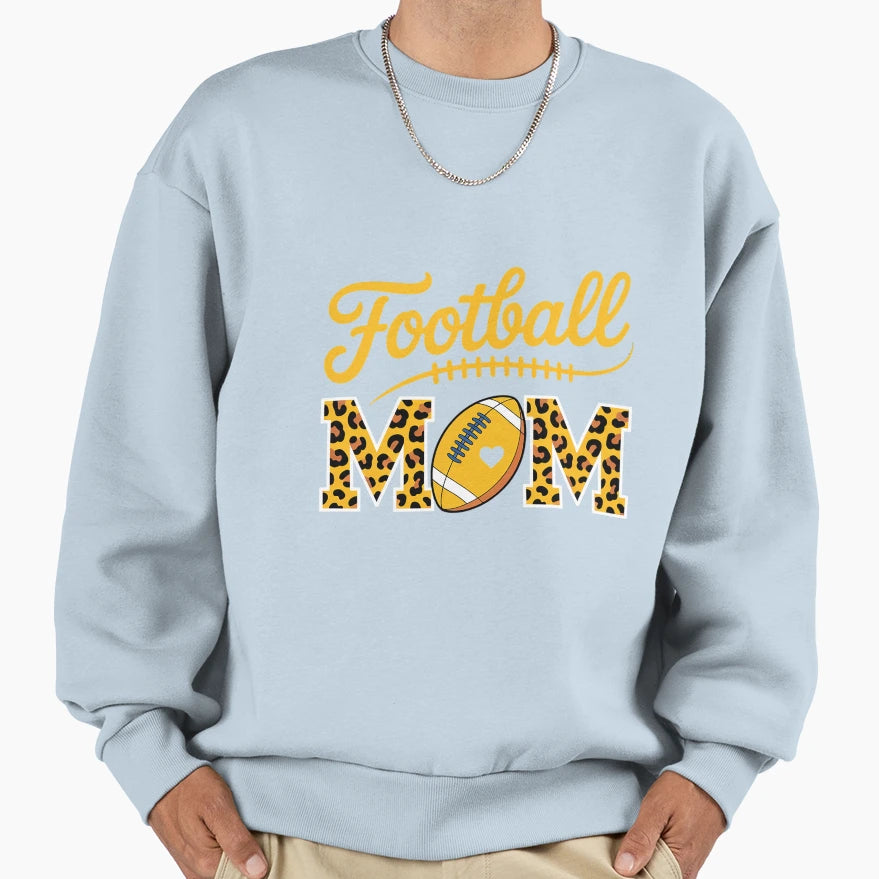 Leopard Royal Blue And Yellow High Sweatshirt - Trendy Graphic Unisex - T-Shirt, Sweatshirt, Hoodie