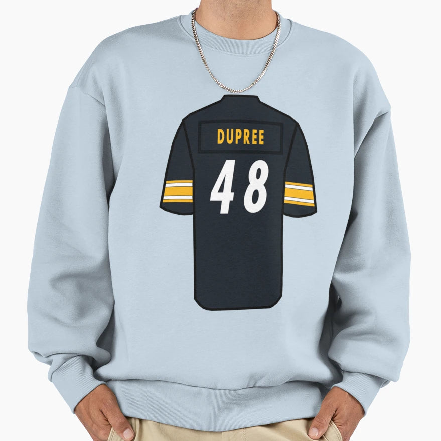 Bud Dupree Jersey Sweatshirt - Novelty Apparel Unisex - T-Shirt, Sweatshirt, Hoodie