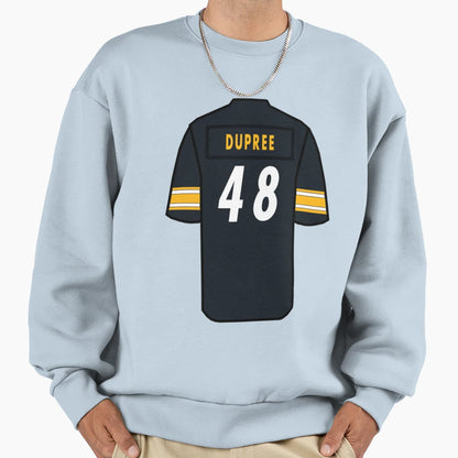 Bud Dupree Jersey Sweatshirt - Novelty Apparel Unisex - T-Shirt, Sweatshirt, Hoodie