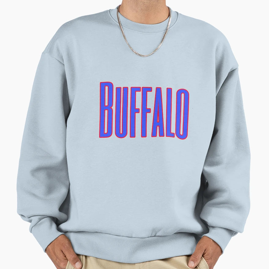 Buffalo New York Sweatshirt - Graphic Print Men Women - T-Shirt, Sweatshirt, Hoodie