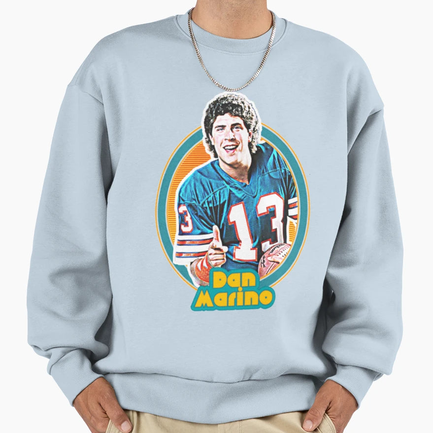 Dan Marino Sweatshirt - Trendy Graphic for Adults - T-Shirt, Sweatshirt, Hoodie