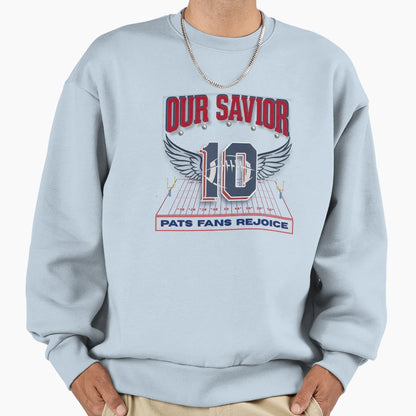 Die Hard Patriots Fans Rejoice Sweatshirt - Aesthetic Graphic for Adults - T-Shirt, Sweatshirt, Hoodie