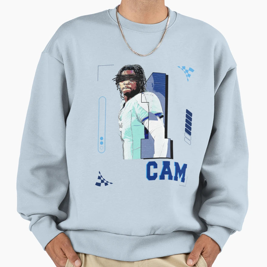 Cam Ward Titans Football Tribute Art Sweatshirt - Novelty Apparel Men Women - T-Shirt, Sweatshirt, Hoodie