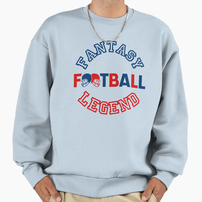 Fantasy Football Dominance Sweatshirt - Minimalist Print for Adults - T-Shirt, Sweatshirt, Hoodie