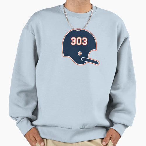 Denver Broncos 303 Helmet Sweatshirt - Unique Graphic for Adults - T-Shirt, Sweatshirt, Hoodie