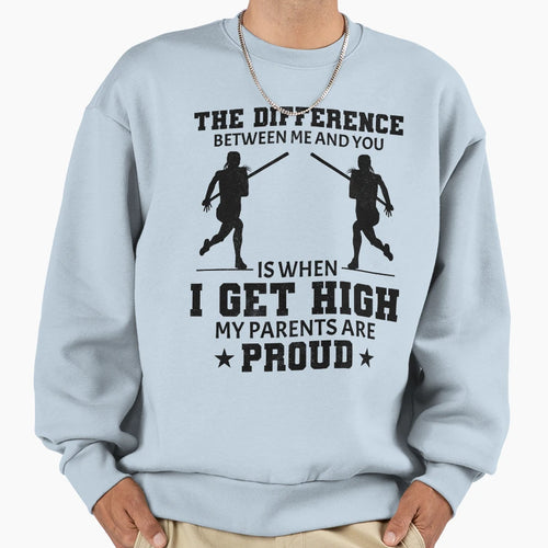 Pole Vault Vaulting Jumping High Jump Sweatshirt - Trendy Graphic Unisex - T-Shirt, Sweatshirt, Hoodie