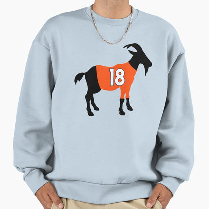Peyton Manning Goat Sweatshirt - Casual Everyday Wear Unisex - T-Shirt, Sweatshirt, Hoodie