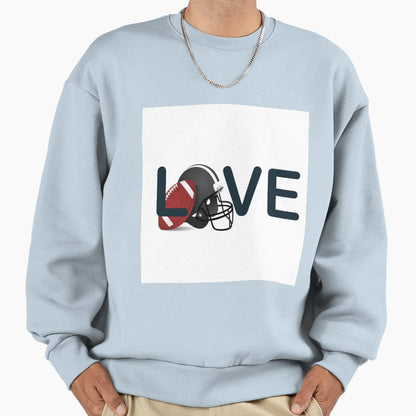 Love Football Sweatshirt - Novelty Apparel Men Women - T-Shirt, Sweatshirt, Hoodie